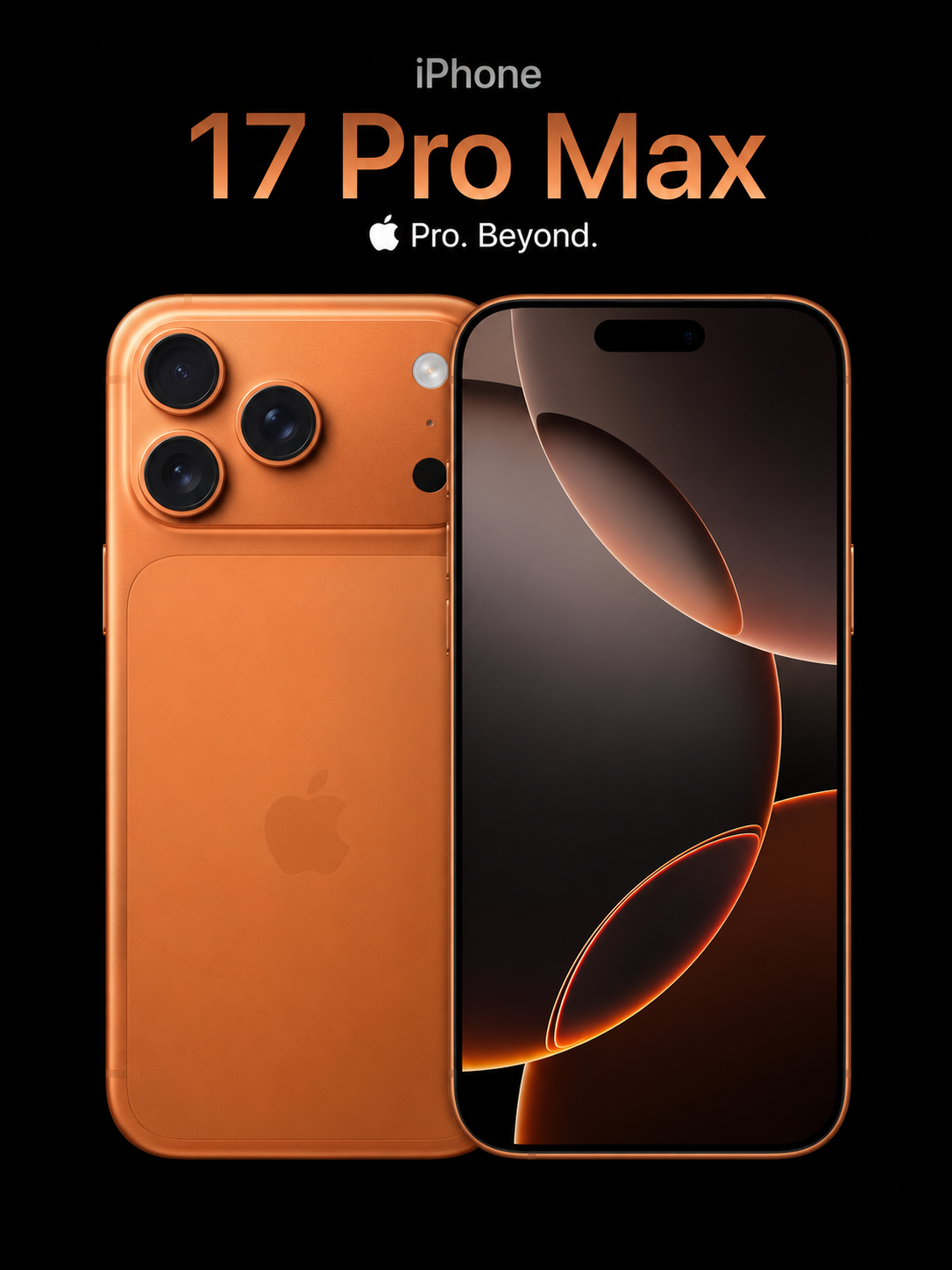 Apple iPhone 17 Pro Max – 256GB – Titanium Orange
